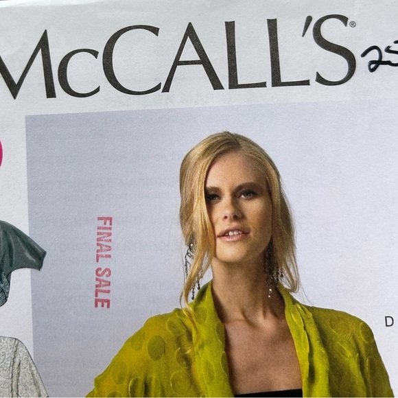 McCalls M6845 for wraps and jackets - exsm- sm- med- uncut - Picture 7 of 9